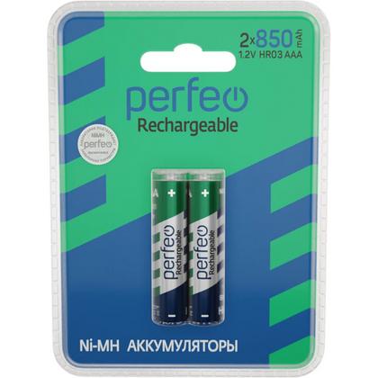 бат_аккум. Ni-Mh  1,2V  (AAA) 850мА/ч (2 шт.) Perfeo