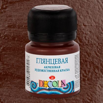 Краска акриловая глянцевая "Декола" 331 красная, 20 мл., банка