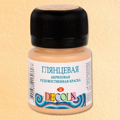 Краска акриловая глянцевая "Декола" 331 красная, 20 мл., банка