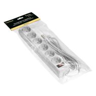 Сетевой фильтр 3м ExeGate SP-6-3W, EX221230RUS, 6 розеток, белый