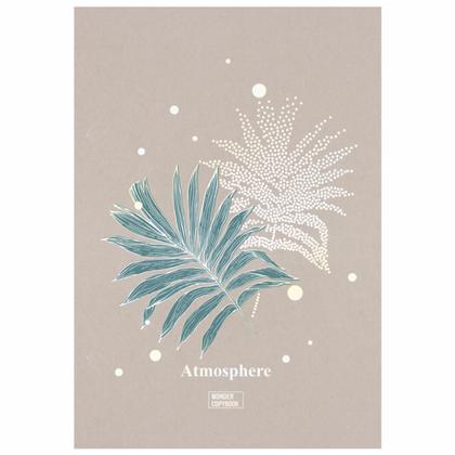 Тетрадь А4 80 л., клет. "Wonder" скоба сбоку, обл. карт., ассорти
