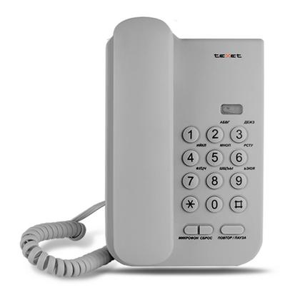 Телефонный аппарат Texet TX-212 (св.-серый)