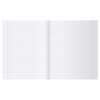 Тетрадь А4 48 л., клет. "Monocolor. Gradient" скоба сбоку, обл. карт., ассорти