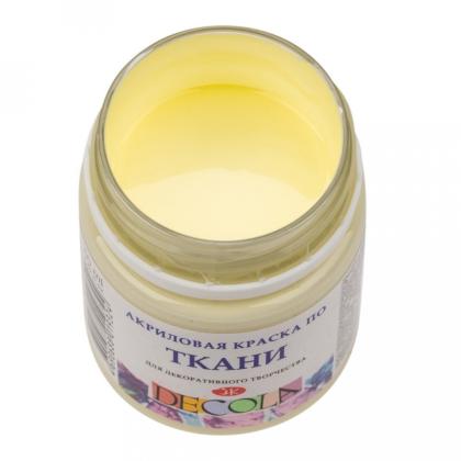 Краска акриловая по ткани "Декола" 446 горький шоколад, 50 мл., банка