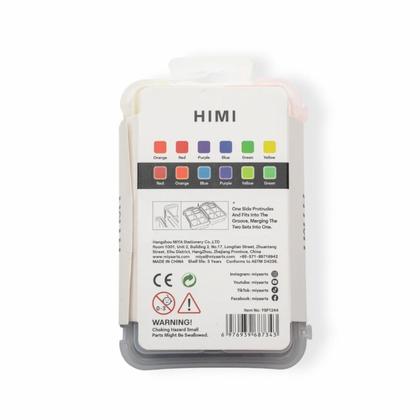 Краски гуашевые "Himi Jelly Cup.Glow in the dark. Bright color" набор 6 цв., 23 мл., кювета, пластиковый футляр