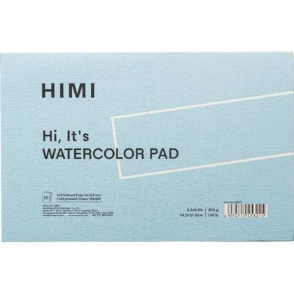 Блок-склейка бумаги для акварели "Himi" , 14*21,5 см, 300 г/м2, 20 л., голубой