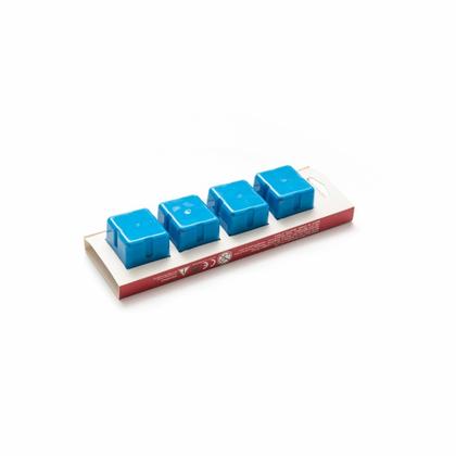 Краски гуашевые "Himi Jelly Cup" кислотный синий, набор  рефилов 4 шт., 30 мл.