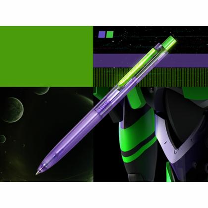 Ручка шарик/автомат "Space Up Cyber" 0,7 мм, пласт., фиолетовый/зеленый, стерж. синий