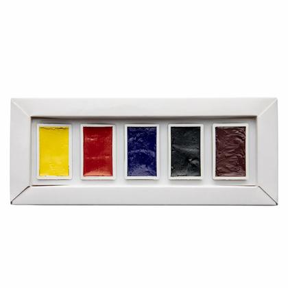 Краски акварельные "Aquarius. Starter set" набор 5 цв., кюветы, картон. коробка