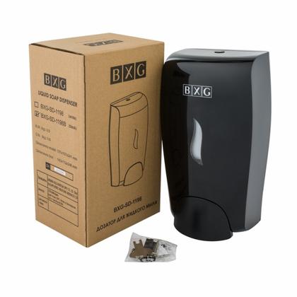 Диспенсер BXG SD-1198 для мыла жидкого 1л, пластик, цв.белый