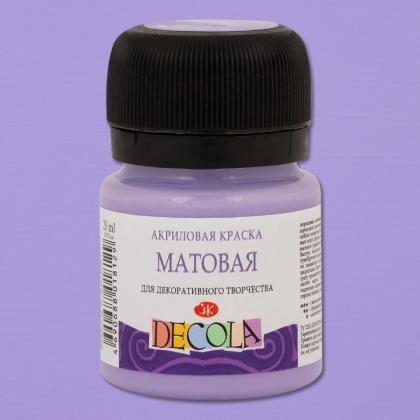 Краска акриловая матовая "Декола" 213 желтая светлая, 20 мл., банка