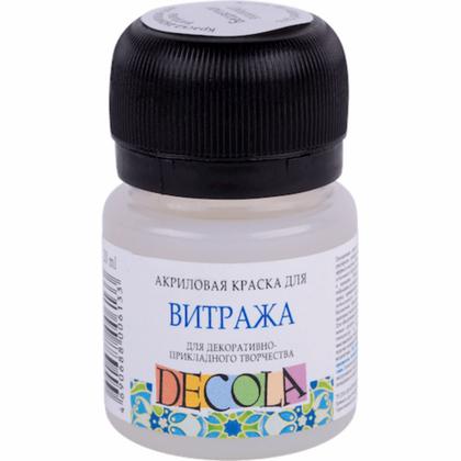 Краска акриловая для витража "Декола" 720 изумрудная, 20 мл., банка