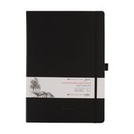 Скетчбук "Ладога" 21*30 см, 140 г/м2, 80 л., черный