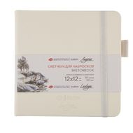 Скетчбук "Ладога" 12*12 см, 140 г/м2, 80 л., белый