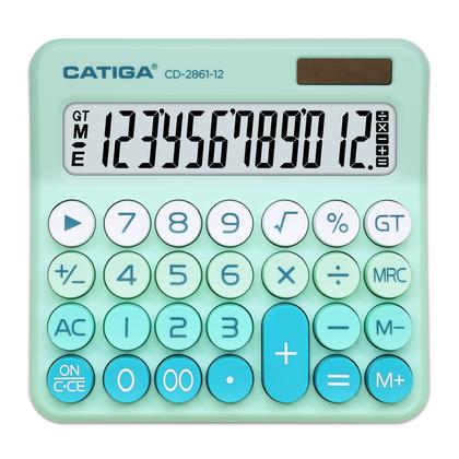 Кальк. наст. 12р. CD-2861-12 Catiga мятный, пласт., 145*152*42 мм