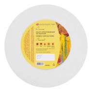 Холст на картоне круглый 24 см "Сонет" хлопок, 280 г/м2, среднее зерно