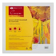 Холст на картоне 30*30 см "Сонет" хлопок, 280 г/м2, мелкое зерно