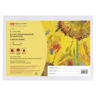 Холст на картоне 20*30 см "Сонет" хлопок, 280 г/м2, мелкое зерно