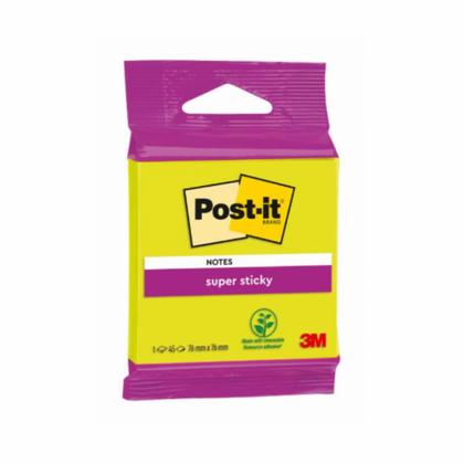 Бумага д/з на кл. осн. 76*76 мм "Post-it SuperSticky" 45 л., ассорти