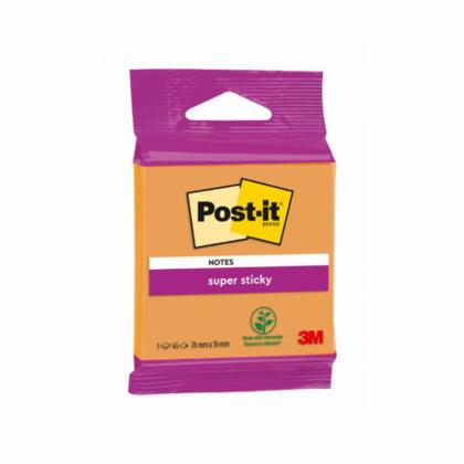 Бумага д/з на кл. осн. 76*76 мм "Post-it SuperSticky" 45 л., ассорти