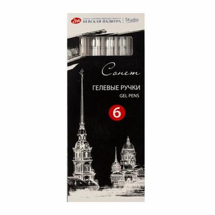 Ручка гелевая "Сонет" 0,8 мм., белая