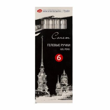 Ручка гелевая "Сонет" 1 мм., белая