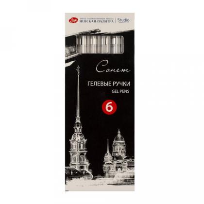 Ручка гелевая "Сонет" 1 мм., белая