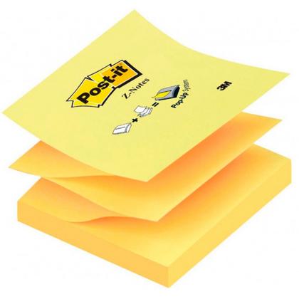 Бумага д/з на кл. осн. 76*76 мм "Post-it Z-Notes R330" 100 л., канар. желтый