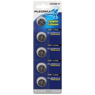бат_гальв. литиевый дисковый 3 V  CR1620 PLEOMAX Samsung (5шт)