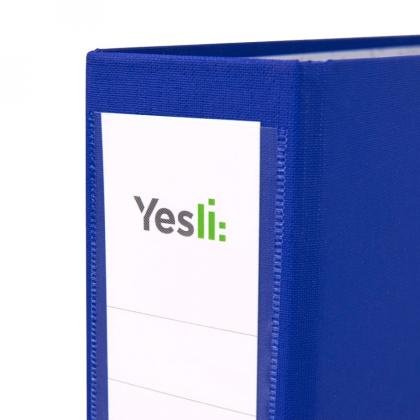 Папка регистратор А4, ПВХ, 75 мм. "Yesli:" фиолетовый