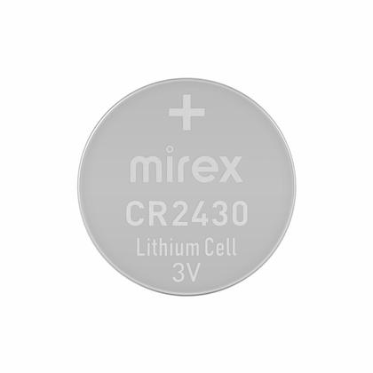 бат_гальв. литиевый дисковый 3 V  CR2430 Mirex (1 шт)