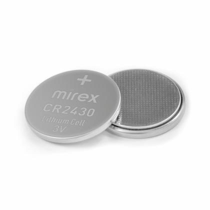 бат_гальв. литиевый дисковый 3 V  CR2430 Mirex (1 шт)