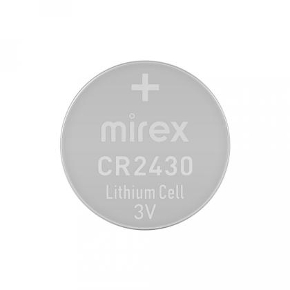 бат_гальв. литиевый дисковый 3 V  CR2430 Mirex (1 шт)