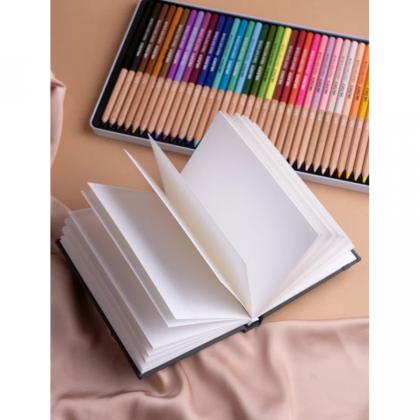 Скетчбук для графики "GrafArt white" А6, 160 г/м2, 40 л., серый, горизонтальный