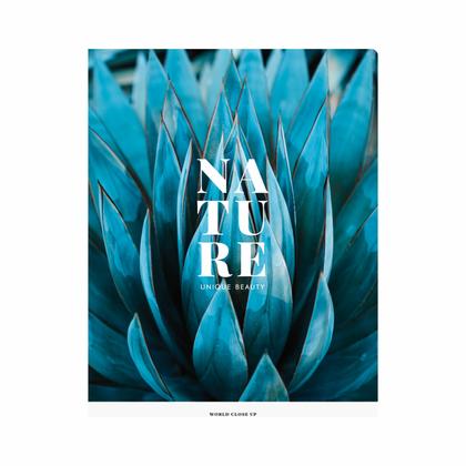 Тетрадь А4 48 л., клет. "Nature" скоба сбоку, обл. карт., ассорти