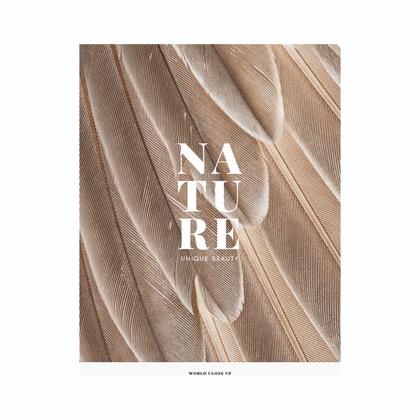 Тетрадь А4 48 л., клет. "Nature" скоба сбоку, обл. карт., ассорти