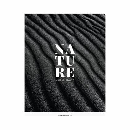 Тетрадь А4 48 л., клет. "Nature" скоба сбоку, обл. карт., ассорти