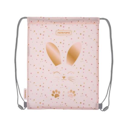 Мешок д/обуви "Fluffy Bunny" полиэстер, золотой 
