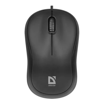 комп. мышь Defender Patch MS-759 (оптич., проводная, черная, 1000 dpi)