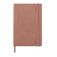 Еженедельник датир. А5 148*210 мм 80 л., клетка "Rhodia" тверд. переплет, кожзам., нежно-розовый 2026