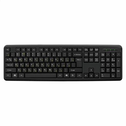 комп. клавиатура+мышь (проводные) ExeGate Professional Standard Combo MK120-OEM, черный