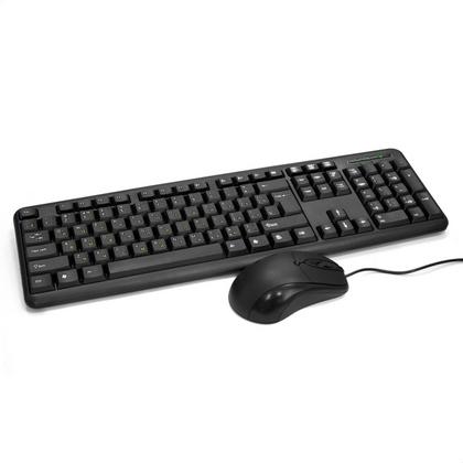 комп. клавиатура+мышь (проводные) ExeGate Professional Standard Combo MK120-OEM, черный