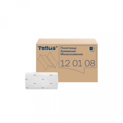 Полотенца бумажные  Tellus Синглфолд Стандарт листовые, 1-сл., 250 листов, HT3