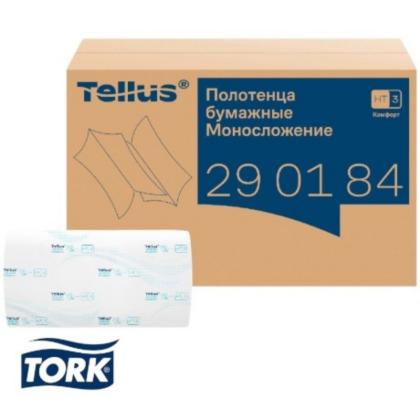Полотенца бумажные  Tellus Синглфолд Комфорт листовые, 2-сл., 200 листов, HT3