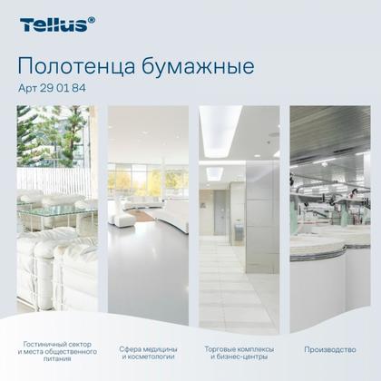 Полотенца бумажные  Tellus Синглфолд Премиум листовые, 2-сл., 200 листов, H3
