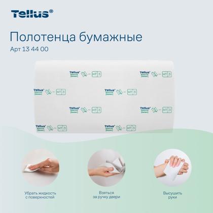 Полотенца бумажные  Tellus Синглфолд Баланс листовые, 1-сл., 250 листов, H3