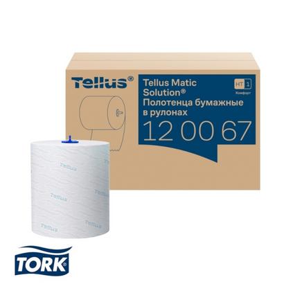 Полотенца бумажные  Tellus Matic Комфорт в рулонах, 2-сл, H1, 150м