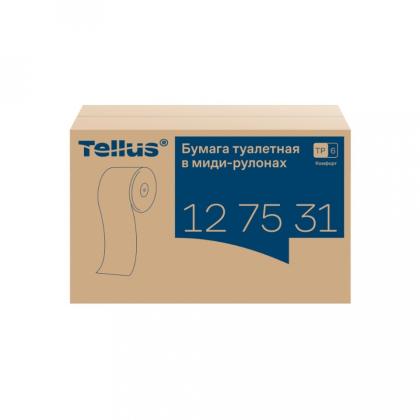 Бумага туалетная  Tellus Комфорт TP6 в миди-рулонах 100м, 2-сл.
