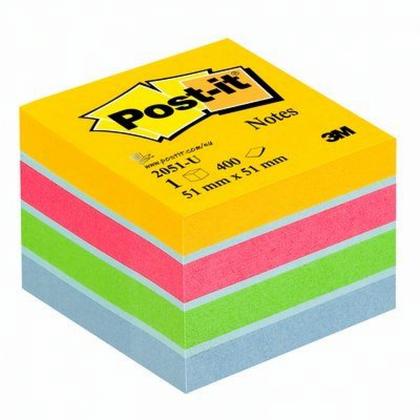 Бумага д/з на кл. осн. 51*51 мм "Post-it Classic. Мармелад" 4 цвета, 400 л.