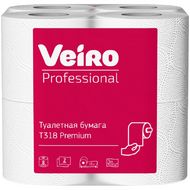 Бумага туалетная  Veiro Professional Premium в стандартных рулонах, 8 рул, 15м, 2 слоя